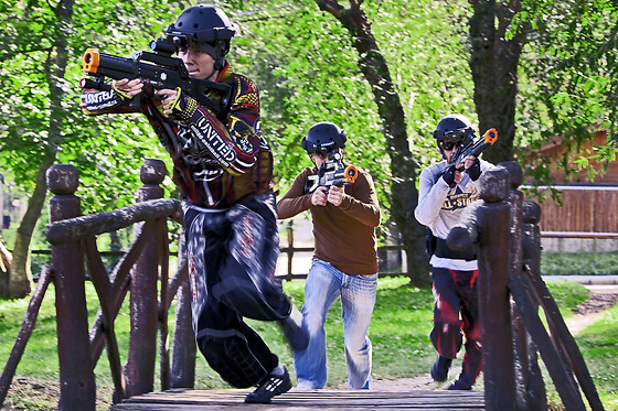 Laser Game en plein air  à Saint-Médard près de Bordeaux (33)