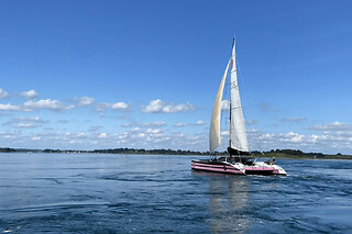 Rade de Lorient en Catamaran depuis Larmor-Plage (56)