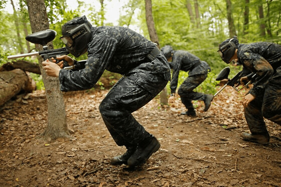 Paintball en équipe à Méaudre (38)