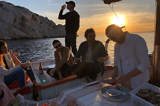Soirée coucher de soleil en barque à Marseille (13)