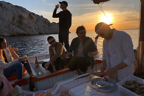 Soirée coucher de soleil en barque à Marseille (13)