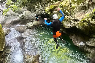 Canyoning Sportif au canyon de Montmin (74)