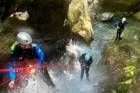 Canyoning Sportif au canyon de Montmin (74)