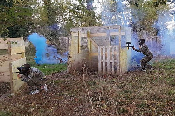 Paintball à Trets près d'Aix-en-Provence (13)