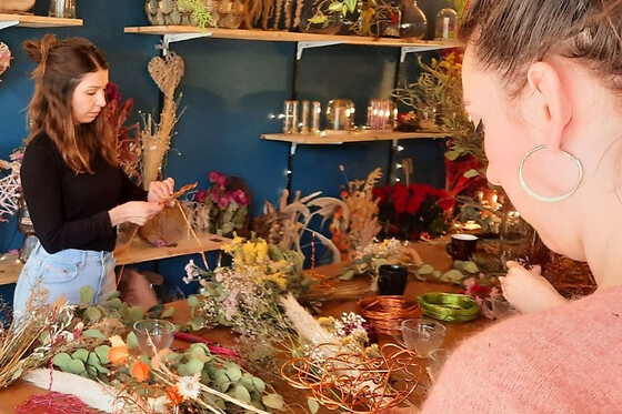 Atelier création d'un bouquet de fleurs à Darnetal (76)