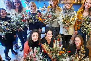 Atelier création d'un bouquet de fleurs séchées à Darnetal (76)