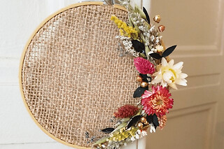 Atelier création de tambour fleuri à Clères (76)