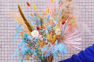 Atelier création d'un bouquet en fleurs séchées à Paris 20ème