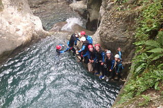 Canyoning dans le canyon du Versoud depuis Saint-Gervais (38)