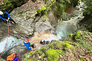 Canyoning Sportif au canyon d'Angon (74)
