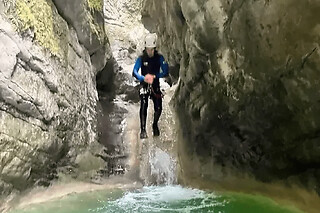 Canyoning Sportif au canyon d'Angon (74)
