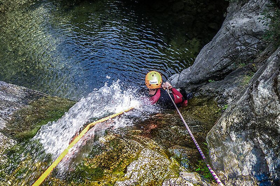 Canyoning découverte à Céret (66)