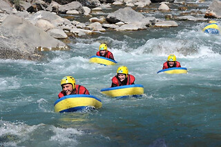 Nage en eaux-vives ou Canoë Hot-Dog sur l'Ubaye - Canoë Hot-Dog