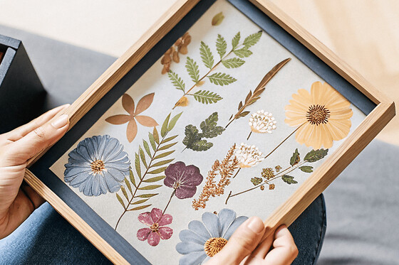 Atelier parent/enfant création d'un herbier artistique à Tours  - Atelier création d'un herbier artistique