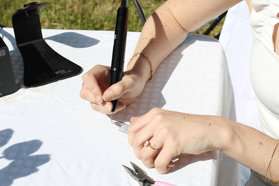 Atelier création d'un bracelet permanent à Liffré (35)