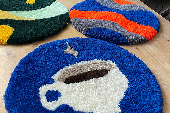 Atelier création de tapis en Tufting à Lyon 7ème