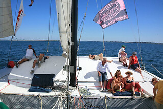 Journée en Catamaran vers l'Ile de Hoëdic depuis Port-Blanc