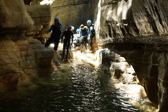 Canyoning au Pont du Diable dans le Massif des Bauges (73)