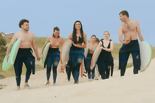 Cours de surf collectif à Seignosse (40)