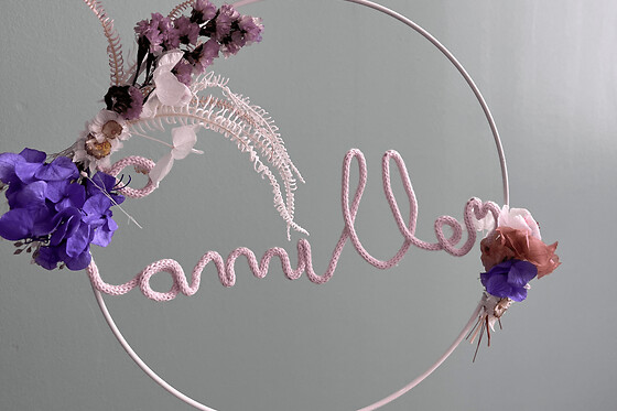 Atelier création de suspension en fleurs séchées à Bourges (18)