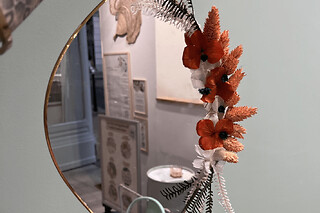 Atelier miroir en fleurs séchées à Bourges (18)