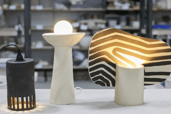 Atelier création d'un abat-jour en céramique à Paris 8ème
