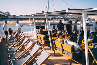 Coucher de soleil en catamaran depuis Marina Baie des Anges (06)