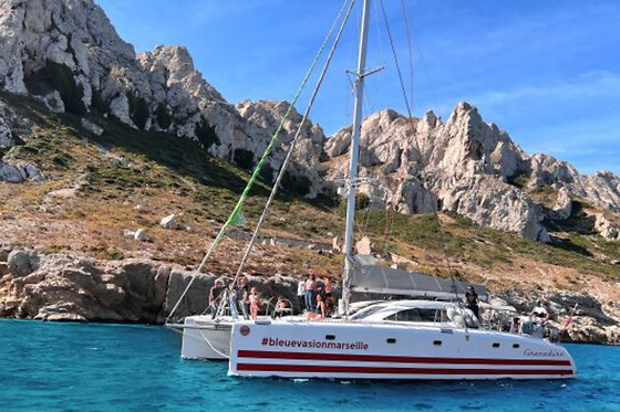 Journée Catamaran avec skipper dans les Calanques (13)