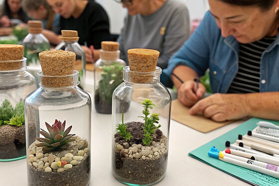 Atelier terrarium à Tours (37)  - Atelier terrarium - duo