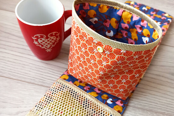 Atelier réalisation d'un mug bag à Herlies (59) - Atelier réalisation d'un Mug Bag - Duo