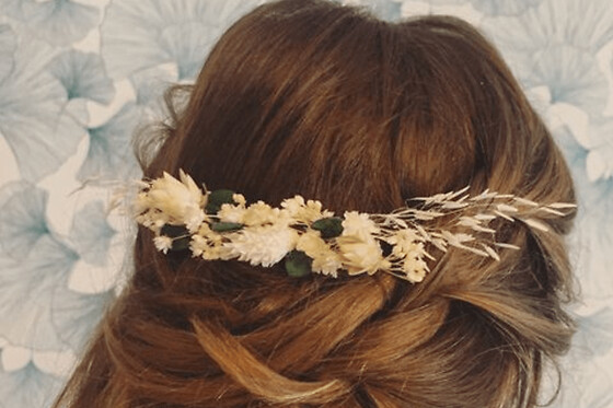 Atelier création d'un accessoire en fleurs séchées à Lille (59)