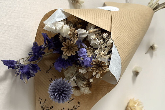 Atelier création d'un bouquet de fleurs séchées à Lille (59)