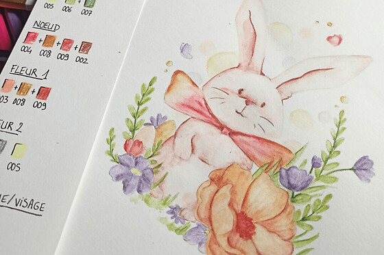 Atelier crayon aquarelle St Ouën-des-toits (53) - Tarif parent/enfant