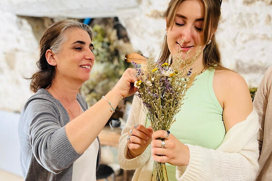 Atelier bouquet de fleurs séchées à Meyrargues (13)