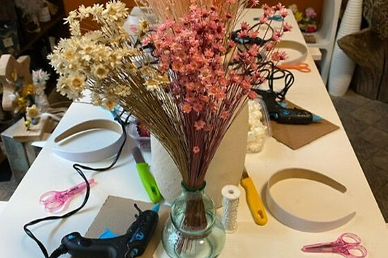 Atelier bouquet de fleurs séchées à Paris 15ème