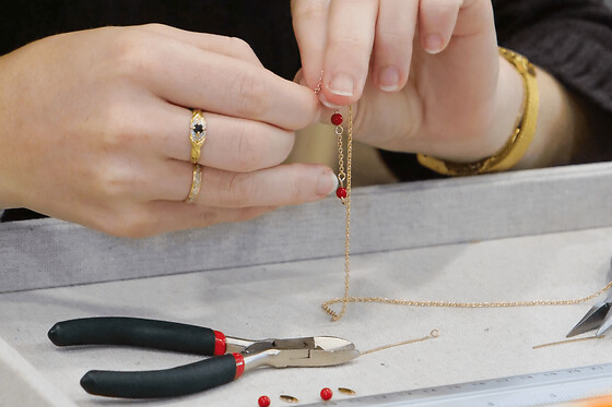 Atelier création d'un bijou près de Reims (51) - Atelier bracelet