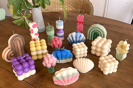 Atelier création de bougies en cire végétale à Paris 11ème - 1 bougie