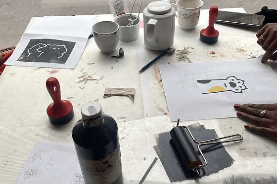 Atelier Linogravure à Paris 11ème