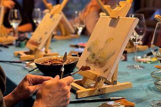 Atelier peinture et apéro à Orbey (68)