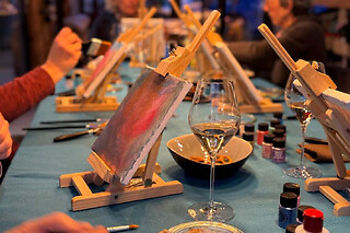 Atelier peinture et apéro à Orbey (68)