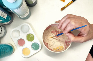 Atelier peinture sur céramique Paris 15ème