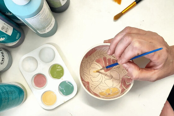 Atelier peinture sur céramique Paris 15ème
