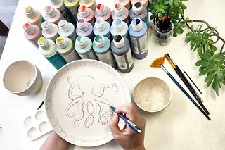 Atelier peinture sur céramique Paris 15ème