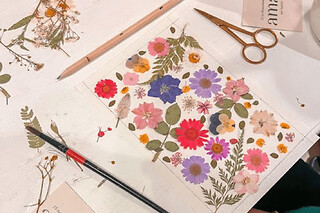Atelier création d'un Herbier fleuris à Rouen (76)