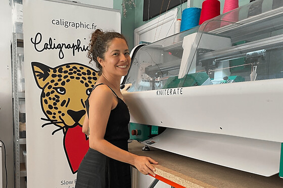 Atelier de tricot numérique à Paris 14ème  - Jacquard brut - 1h30