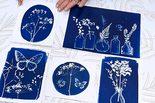 Atelier d'initiation au cyanotype à Lyon 6ème