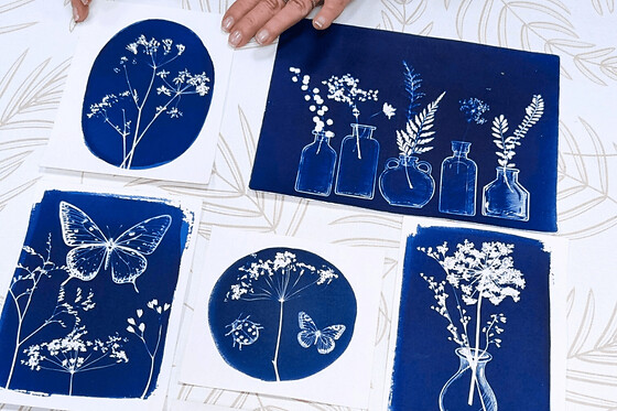Atelier d'initiation au cyanotype à Lyon 6ème