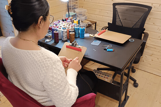 Atelier bijoux en micro macramé à Veyrignac (24)