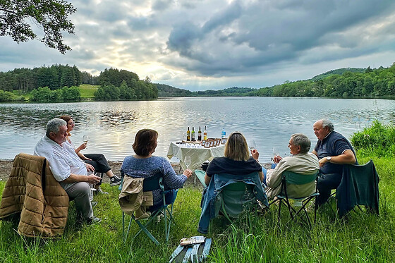 Dégustation des vins du Sud-Ouest au Lac de Lourdes (65)