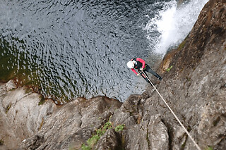 Canyoning dans le canyon de La Borne en Ardèche (07)